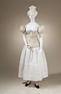 Pair of woman's sleeve plumpers, England, between 1830 and 1835. Creator: Unknown.
