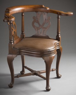 Roundabout Chair, between 1750 and 1770. Creator: Unknown.