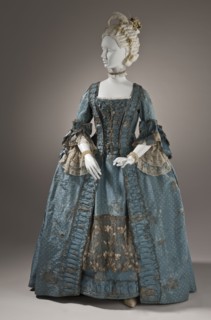 Woman's Robe à la française, England, c.1765. Creator: Unknown.