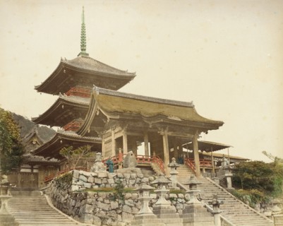 Entrance Gate of Kiyomidzu, 1865. Creator: Unknown.