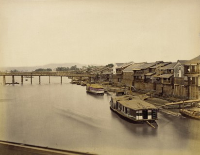 Tenjin Bashi, 1865. Creator: Unknown.