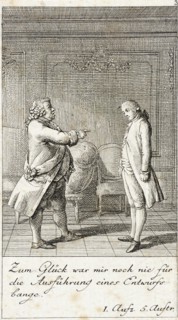 Plate 3 for Schiller's 'Intrigue and Love', 1785. Creator: Daniel Nikolaus Chodowiecki.