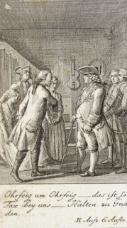 Plate 7 for Schiller's 'Intrigue and Love', 1785. Creator: Daniel Nikolaus Chodowiecki.