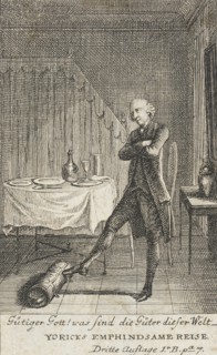 Illustration for Yorick's 'Sentimental Voyage', 1783. Creator: Daniel Nikolaus Chodowiecki.