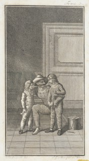 Illustration for the 'Works of J.P.C. Florian', 1796. Creator: Daniel Nikolaus Chodowiecki.