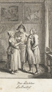Illustration for 'Wedding Proposals', 1780. Creator: Daniel Nikolaus Chodowiecki.