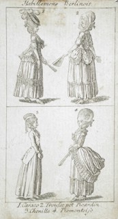 Illustration for 'Coiffures and Fashion', c1779. Creator: Daniel Nikolaus Chodowiecki.