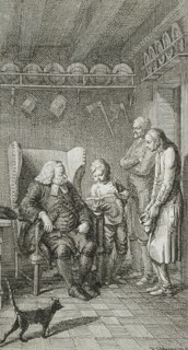Title Vignette for Stilling's 'Adolescent Years', 1778. Creator: Daniel Nikolaus Chodowiecki.