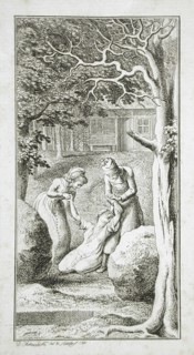 Illustration for Wezel's 'Wilhelmine Arend', 1781. Creator: Daniel Nikolaus Chodowiecki.