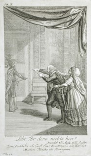 Illustration for Shakespeare's 'Hamlet', 1778. Creator: Daniel Nikolaus Chodowiecki.