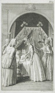 Illustration for Richardson's 'Clarissa', 1785. Creator: Daniel Nikolaus Chodowiecki.