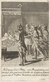 Plate 2 for 'History of Brandenburg for 1793', 1792. Creator: Daniel Nikolaus Chodowiecki.