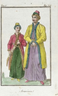 Costume Plate (Arménien), Late 18th to early 19th century. Creators: Jacques Grasset de Saint-Sauveur, LF Labrousse.
