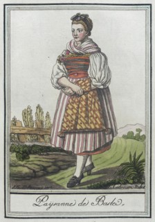 Costumes de Différents Pays, 'Paysanne de Basle', c1797. Creators: Jacques Grasset de Saint-Sauveur, LF Labrousse.