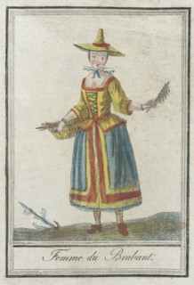 Costumes de Différents Pays, 'Femme du Brabant', c1797. Creators: Jacques Grasset de Saint-Sauveur, LF Labrousse.