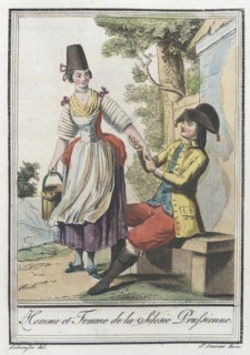 Costumes de Différents Pays, 'Homme et Femme de la Silesie Prussienne', c1797. Creators: Jacques Grasset de Saint-Sauveur, LF Labrousse.
