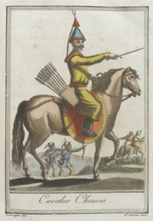 Costumes de Différents Pays, 'Cavalier Chinois', c1797. Creators: Jacques Grasset de Saint-Sauveur, LF Labrousse.