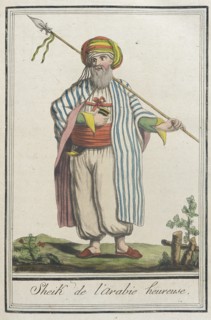 Costumes de Différents Pays, 'Sheik de l'Arabie Heureuse', c1797. Creators: Jacques Grasset de Saint-Sauveur, LF Labrousse.