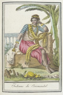 Costumes de Différents Pays, 'Indienne du Coromandel', c1797. Creators: Jacques Grasset de Saint-Sauveur, LF Labrousse.