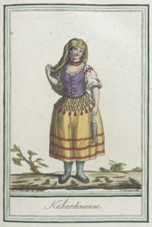 Costumes de Différents Pays, 'Kabardinienne', c1797. Creators: Jacques Grasset de Saint-Sauveur, LF Labrousse.