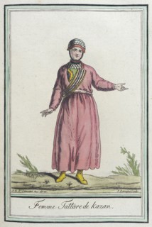 Costumes de Différents Pays, 'Femme Tattare de Kazan', c1797. Creators: Jacques Grasset de Saint-Sauveur, LF Labrousse.