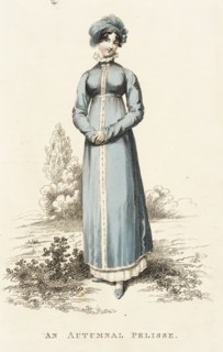 Fashion Plate (An Autumnal Pelisse), 1812. Creator: John Bell.