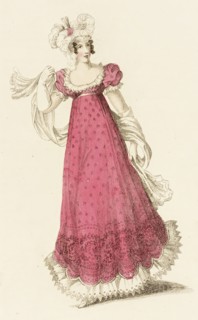Fashion Plate (Ball Dress), 1819. Creator: John Bell.