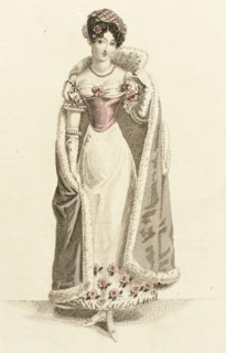 Fashion Plate (Opera Costume), 1820. Creator: John Bell.