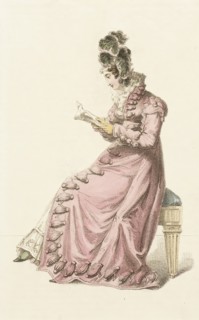 Fashion Plate (Carriage Visiting Costume), 1820. Creator: John Bell.