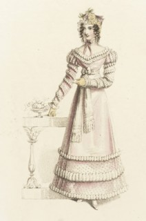 Fashion Plate (Dinner Dress), 1821. Creator: John Bell.