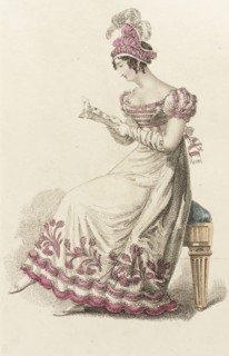 Fashion Plate (Ball Dress), 1822. Creator: John Bell.