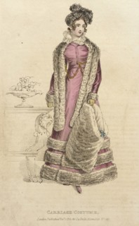Fashion Plate (Carriage Costume), 1822. Creator: John Bell.