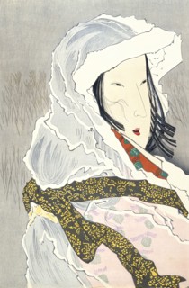 The Dancer Hotoke Gozen at Gioji (image 2 of 3), Published in 1897. Creator: Kobayashi Kiyochika.