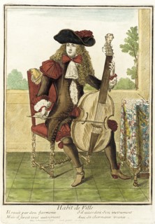 Recueil des modes de la cour de France, 'Habit de Ville', between circa 1664 and circa 1675. Creator: Nicolas Bonnart.
