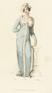 Fashion Plate (Parisian Opera Dress), 1812. Creator: Rudolph Ackermann.