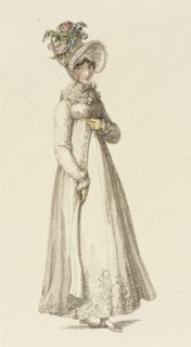 Fashion Plate (Morning Dress), 1818. Creator: Rudolph Ackermann.