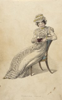 Fashion Plate (Morning Dress), 1823. Creator: Rudolph Ackermann.