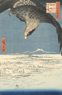 Susaki and the Jumantsubo Plain near Fukagawa, 1857. Creator: Ando Hiroshige.