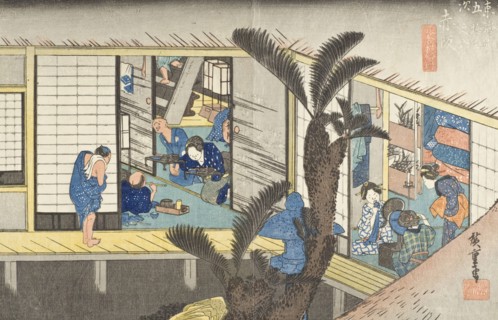 Akasaka, between circa 1833 and circa 1834. Creator: Ando Hiroshige.