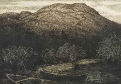 Lake Shore in Bohuslän, 1908. Creator: Karl Nordström.