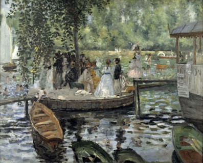 La Grenouillère, 1869. Creator: Pierre-Auguste Renoir.