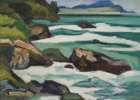The Mediterranean Breaker, late 19th-early 20th century. Creator: Helmer Osslund.