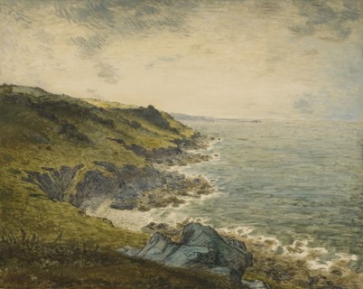 The Coast at Gréville, mid-late 19th century. Creator: Jean Francois Millet.