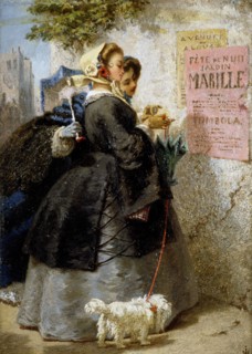 The Poster, mid-19th century. Creator: Johan Fredrik Hockert.