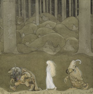 The Princess and the Trolls, 1913. Creator: John Bauer.