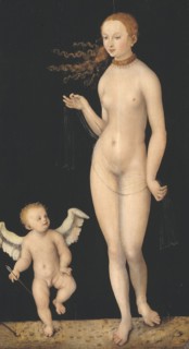 Venus and Cupid, early 16th century. Creator: Lucas Cranach the Elder.