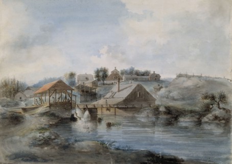 View from the Bernshammar Sawmill, 1793. Creator: Pehr Nordquist.