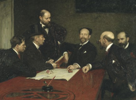 The Council of the Society of Artists, 1903. Creator: Sven Richard Bergh.