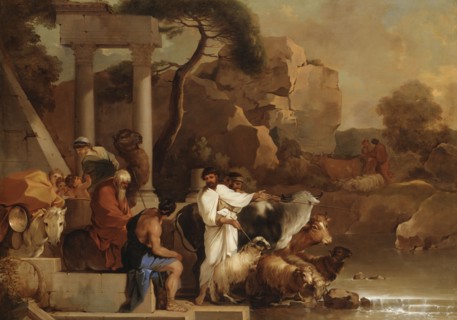 The Departure of Jacob, mid-17th century. Creator: Sébastien Bourdon.