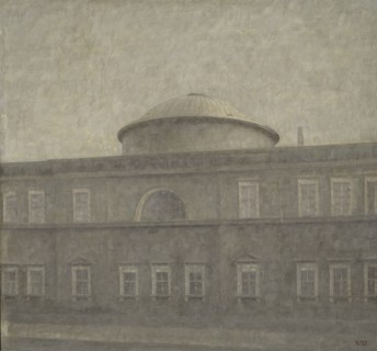 The Royal Palace Church in Copenhagen, 1910. Creator: Vilhelm Hammershoi.